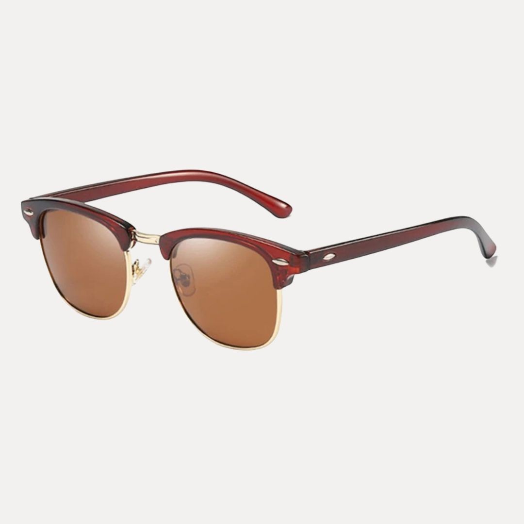 Aero Polarized Half-Frame Sunglasses