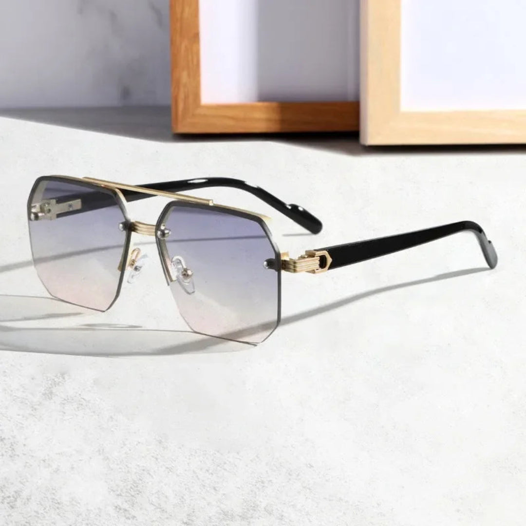 Aveline Rimless Gradient Sunglasses