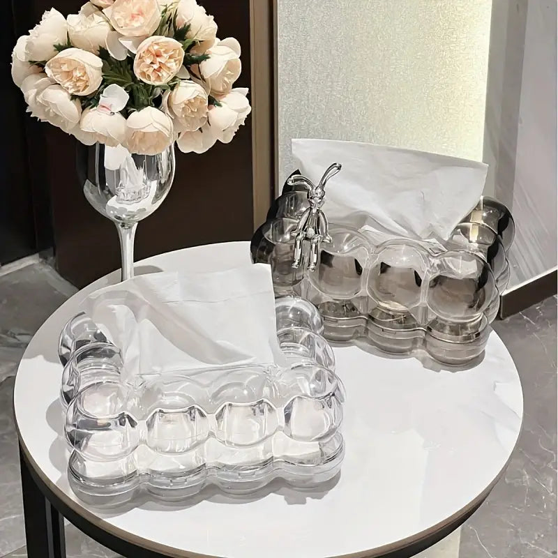 Bubble Tissue Box Holder
