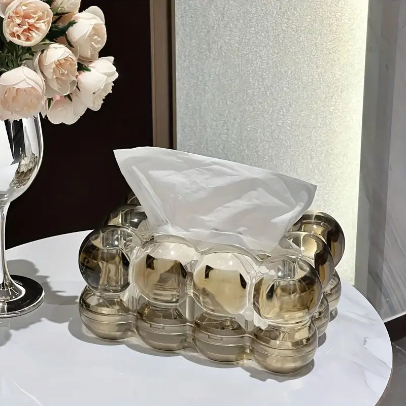 Bubble Tissue Box Holder