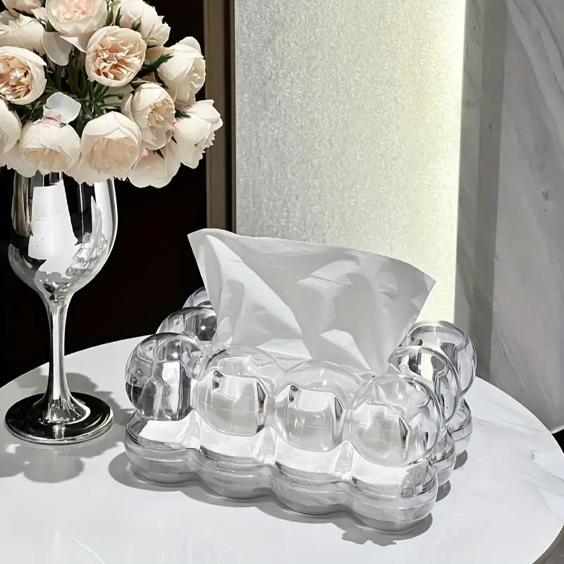 Bubble Tissue Box Holder