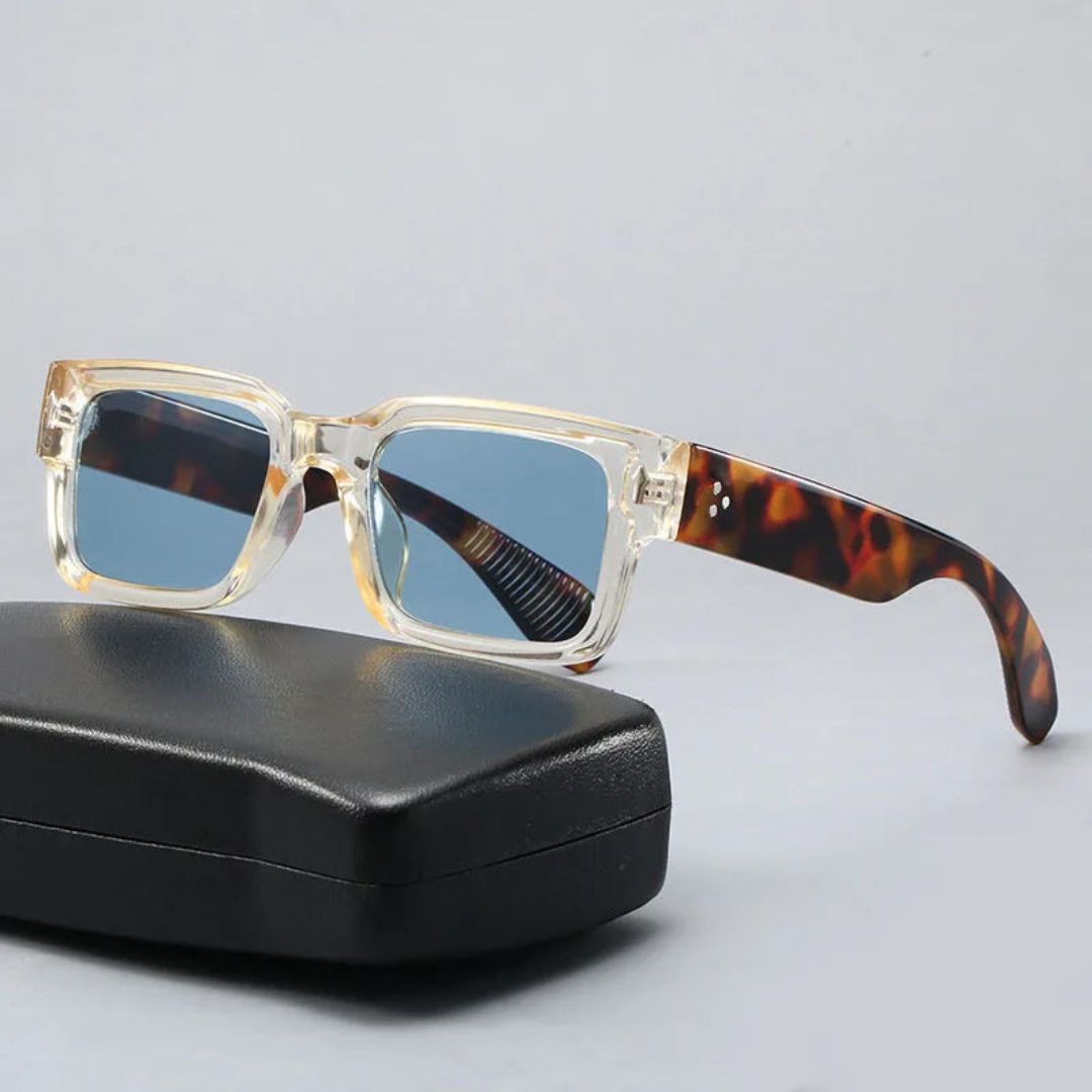 Damon Two-Tone Square Sunglasses