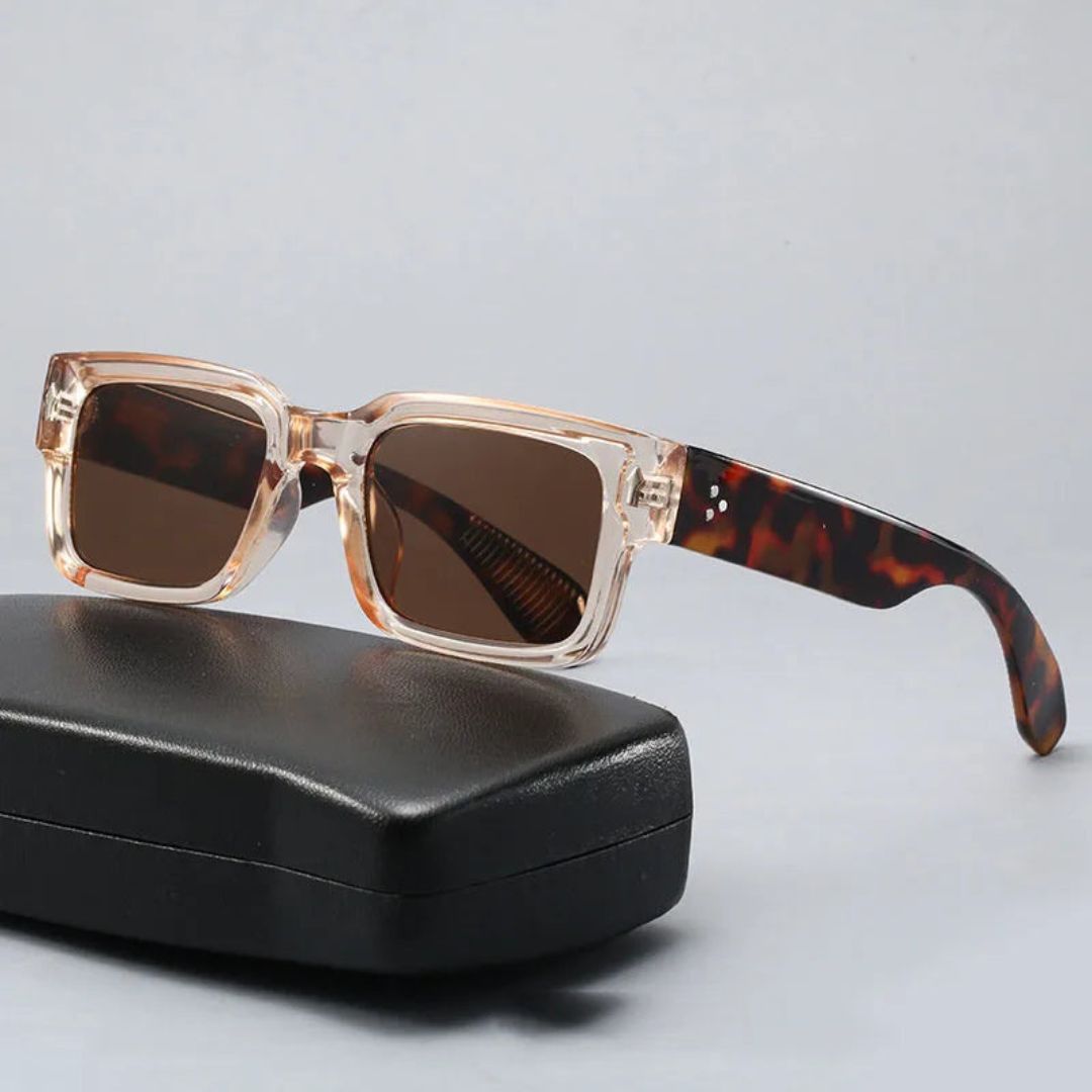 Damon Two-Tone Square Sunglasses