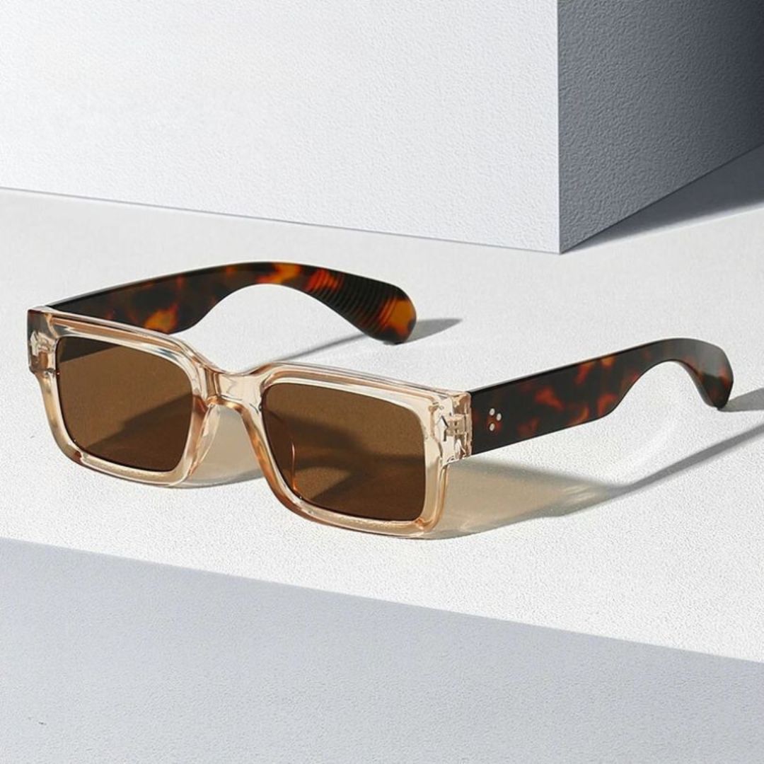 Damon Two-Tone Square Sunglasses