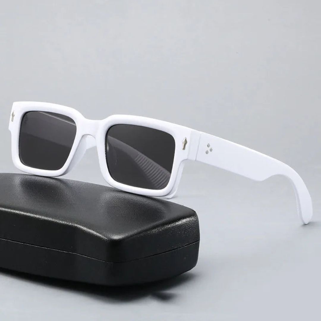 Damon Two-Tone Square Sunglasses