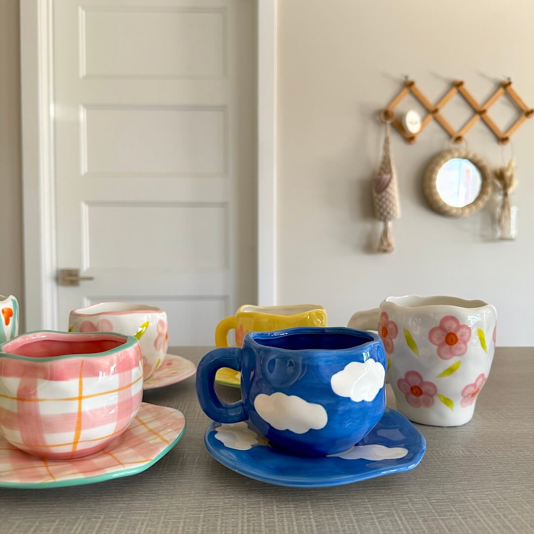 Floral Vintage Teacup Set