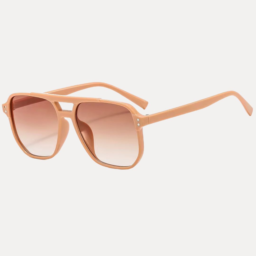 Isla Retro Luxe Square Sunglasses