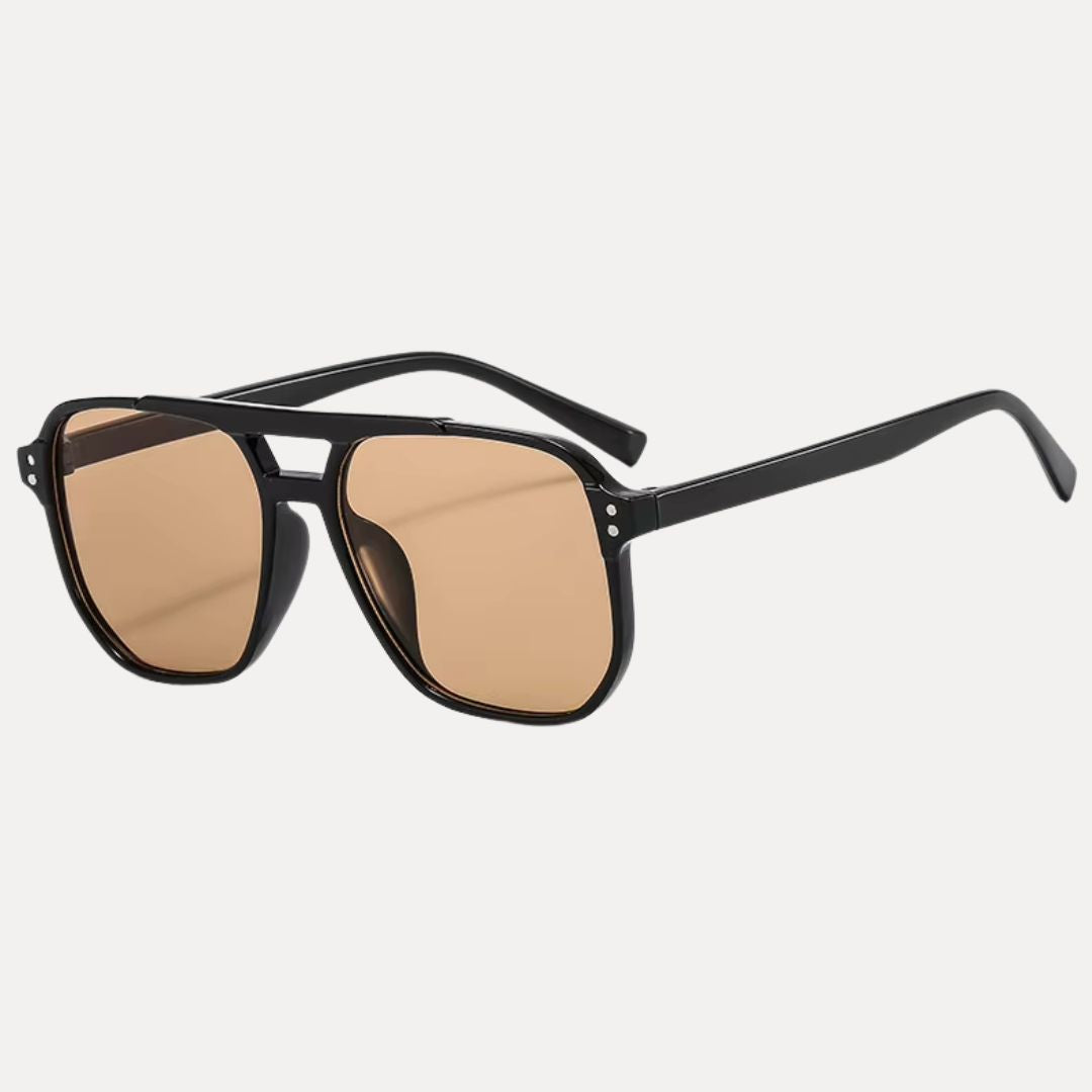 Isla Retro Luxe Square Sunglasses
