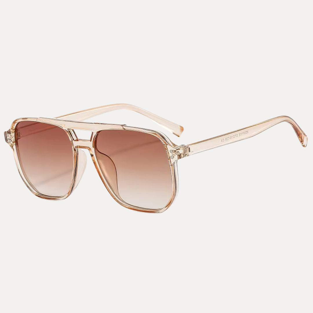 Isla Retro Luxe Square Sunglasses