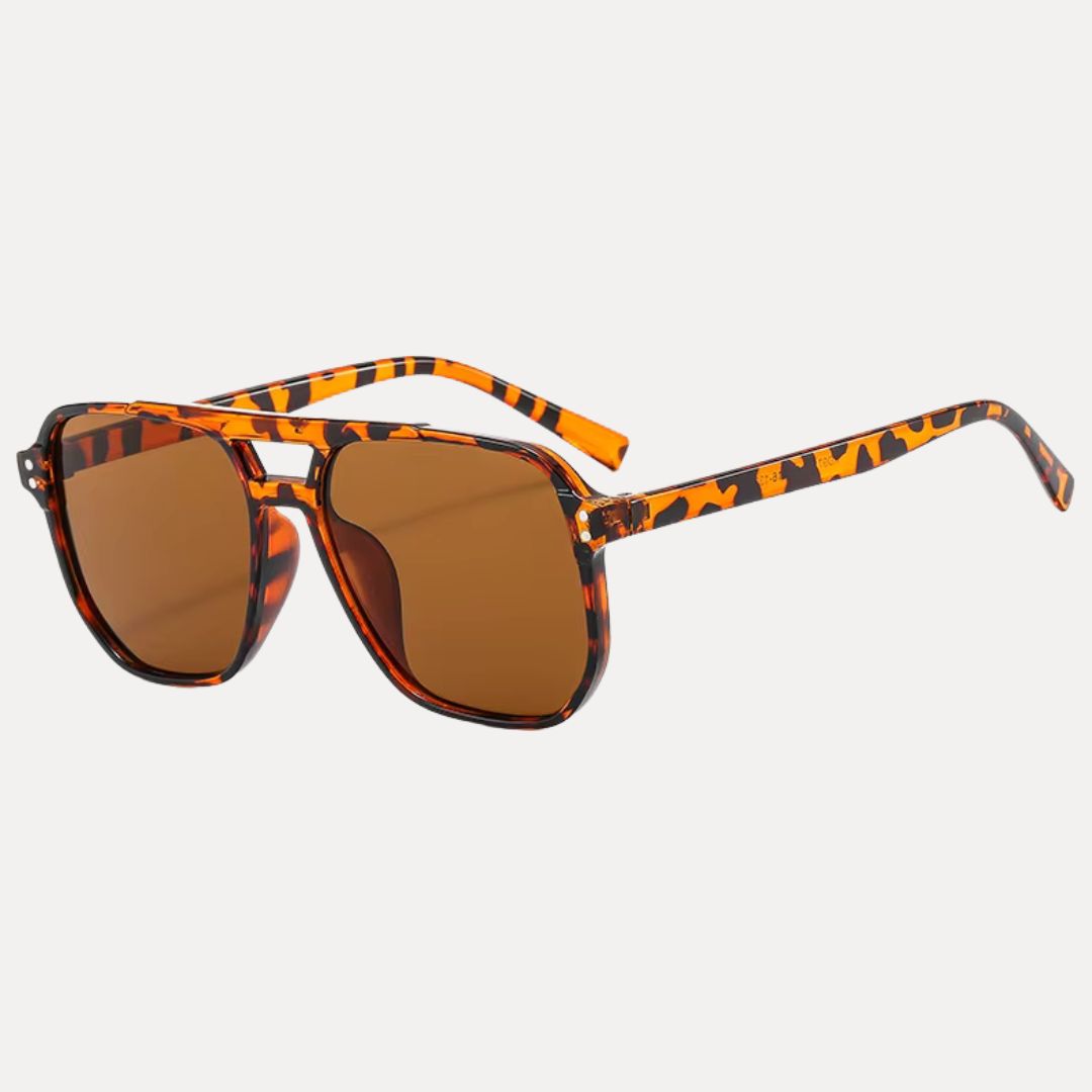 Isla Retro Luxe Square Sunglasses
