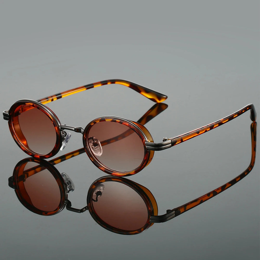 Luna Vintage Round Sunglasses