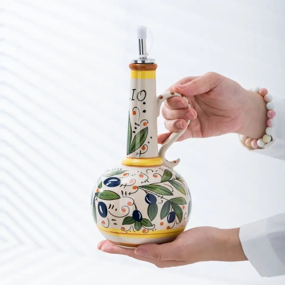 Italian Ceramic Olive Oil Dispenser