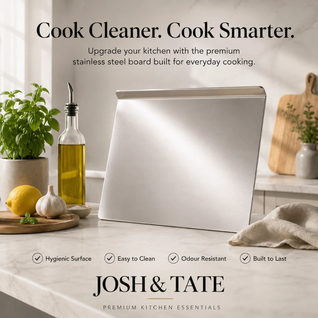SteelGuard™ Stainless Antibacterial Kitchen Board