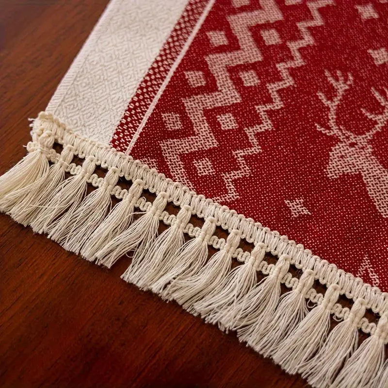 Christmas Reindeer Table Runner