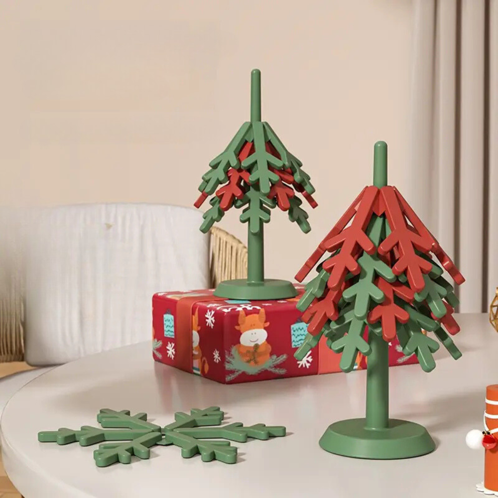 Christmas Tree Silicone Coasters