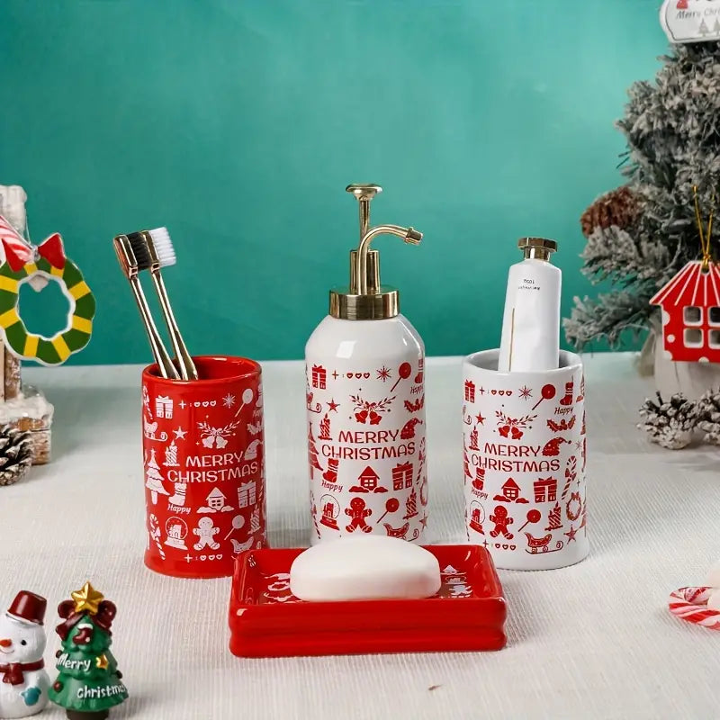 Christmas Bathroom Set
