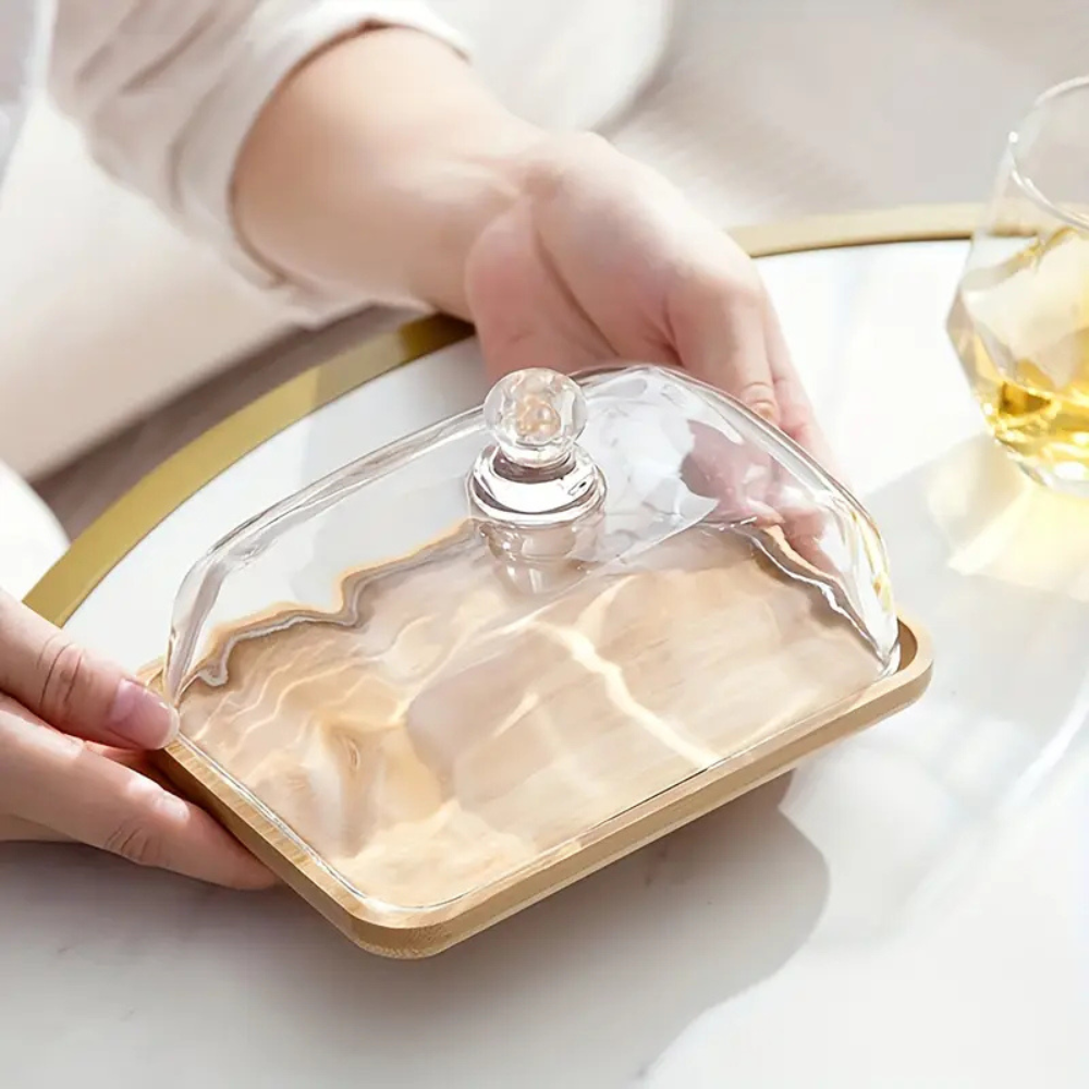 Glass Butter Dish