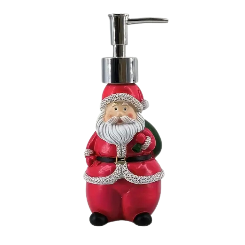 Holiday-Themed Resin Soap Dispenser Set