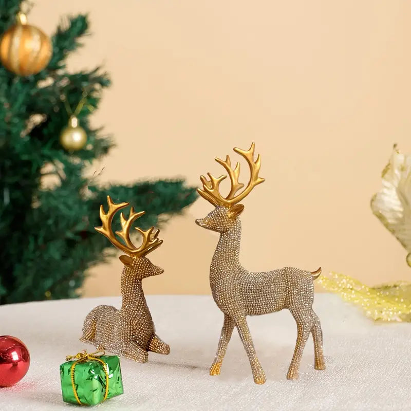 Reindeer Figurine Set