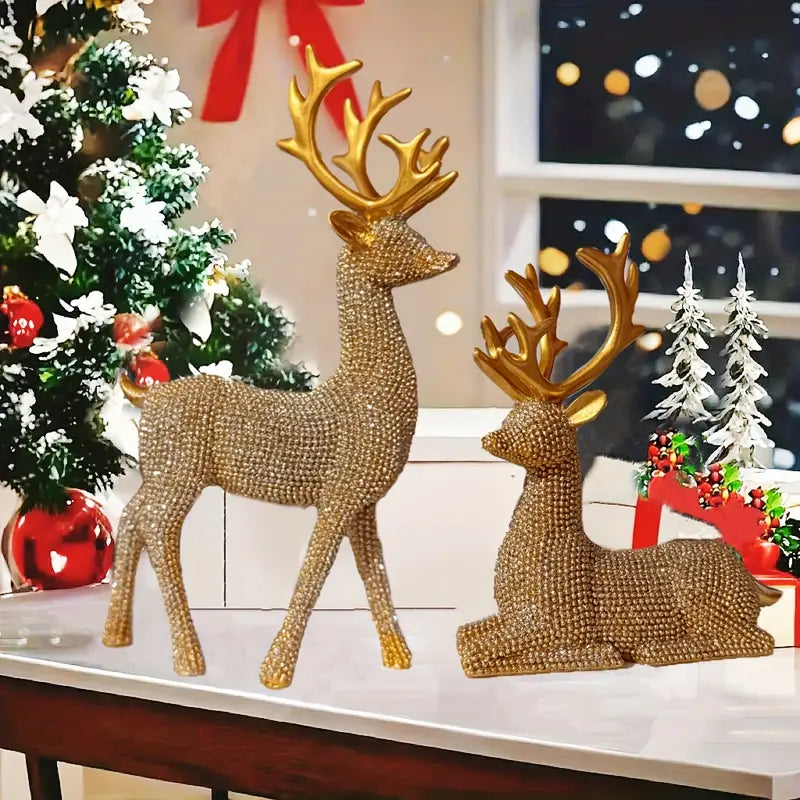 Reindeer Figurine Set