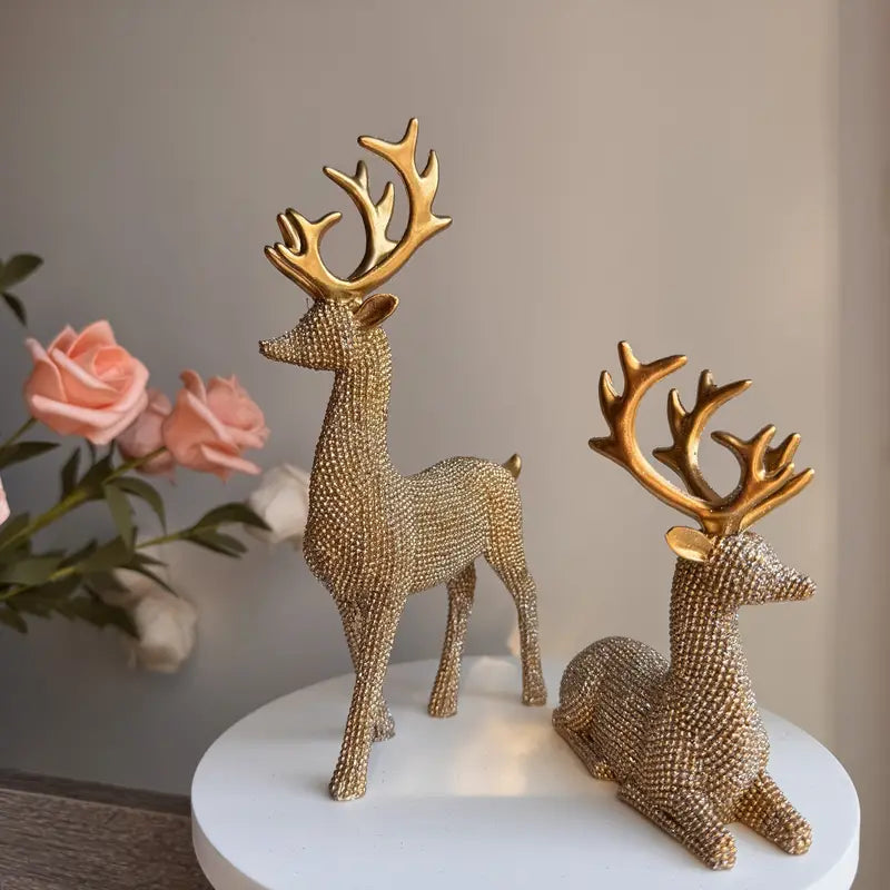 Reindeer Figurine Set
