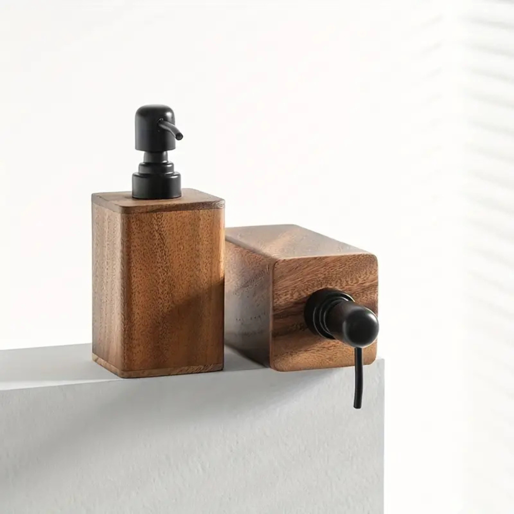 Rustic Wood Soap & Lotion Dispenser