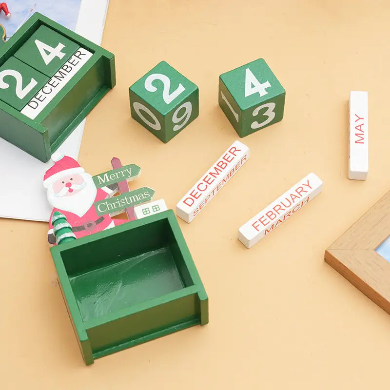 Wooden Christmas Countdown Calendar