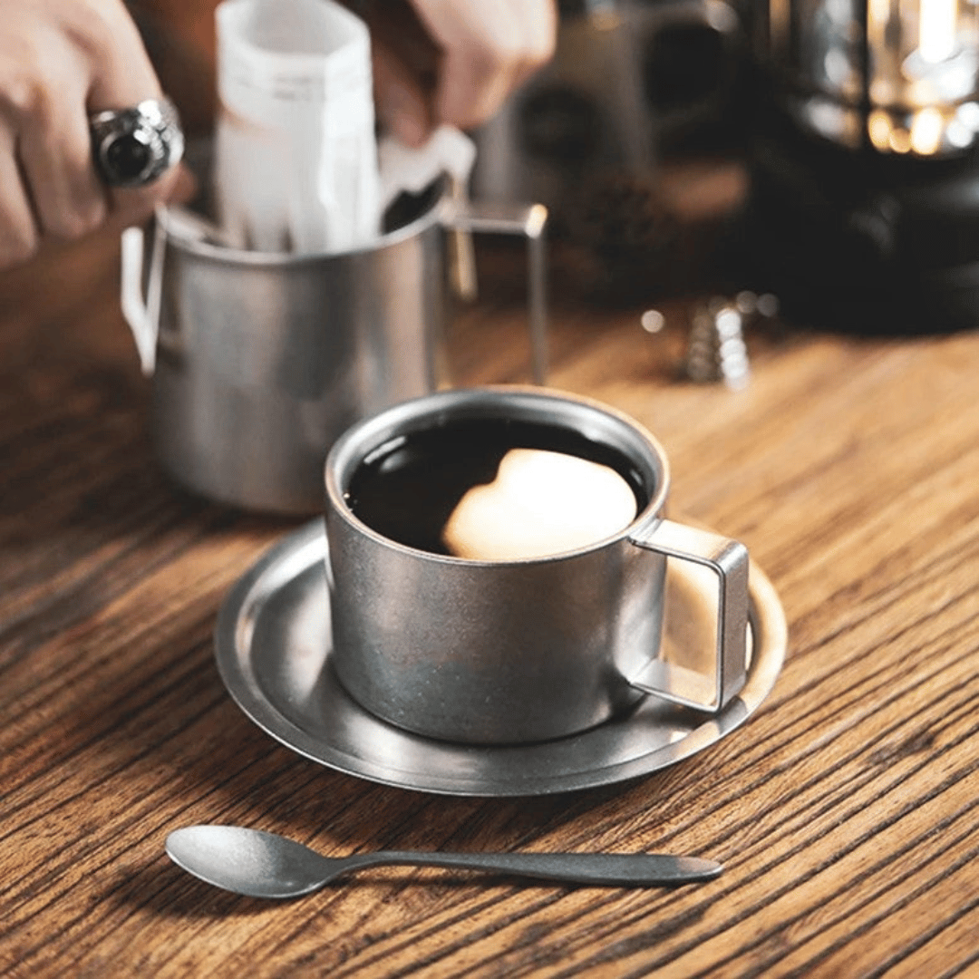 The Rustler Retro Steel Cup