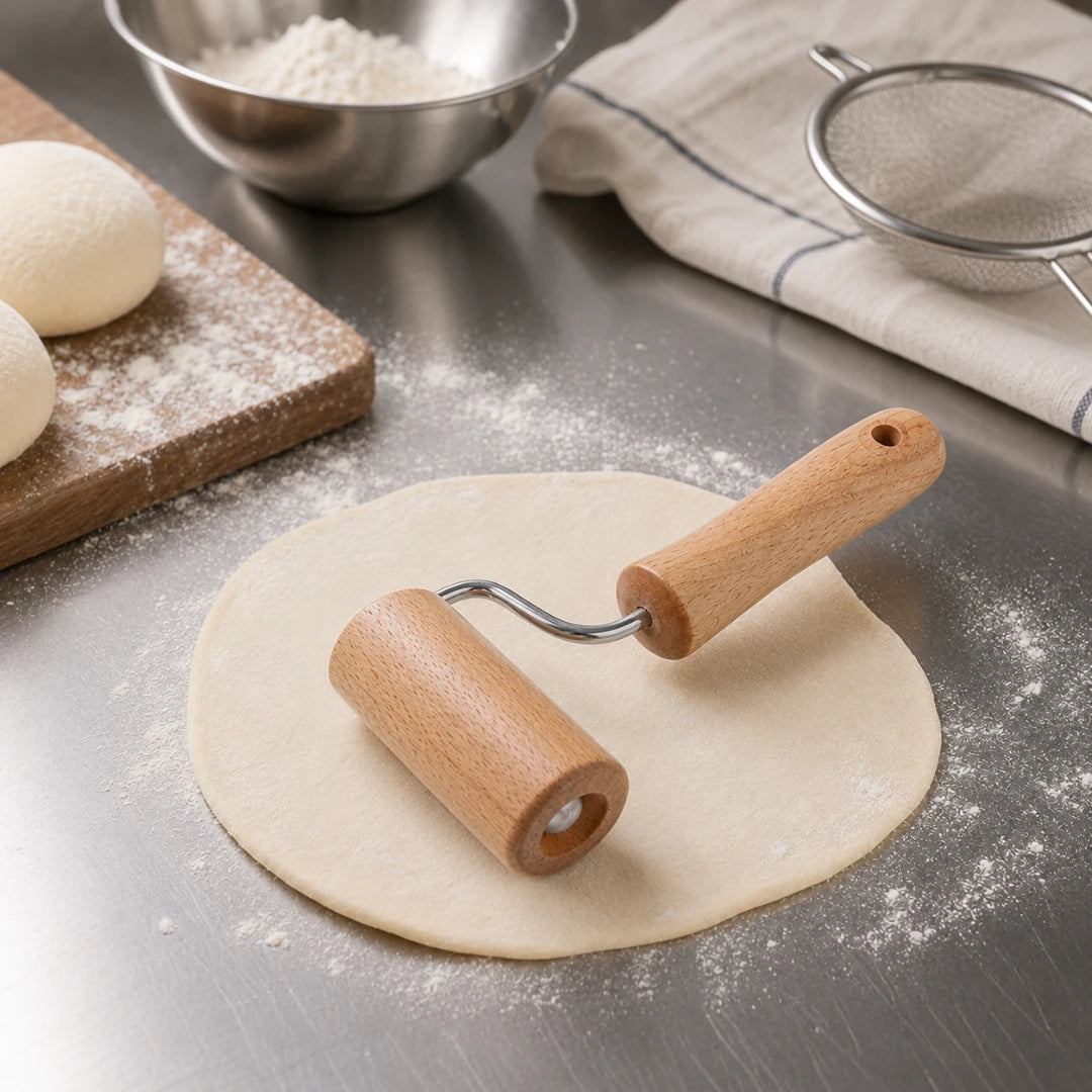 RollMate™ Wooden Dough Roller