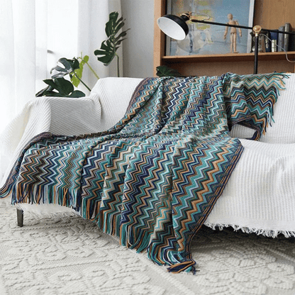 Marbella™ Boho Tassel Throw Blanket