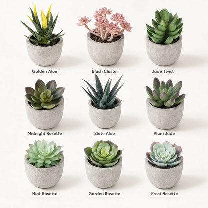 StoneLeaf Mini Artificial Potted Plant