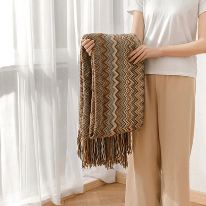 Marbella™ Boho Tassel Throw Blanket