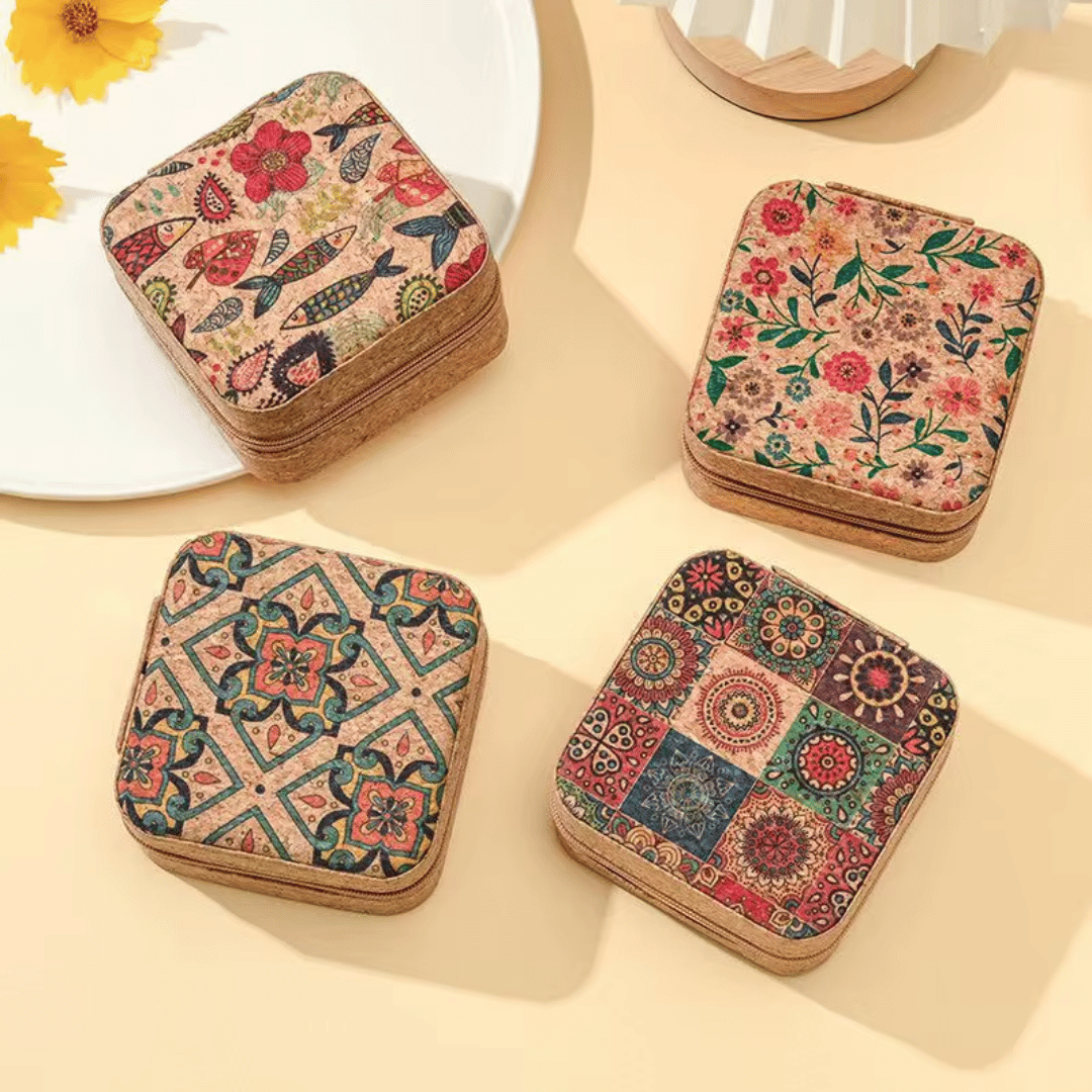 Artisan Cork Jewelry Box