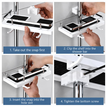 GripMount™ Adjustable Shower Shelf