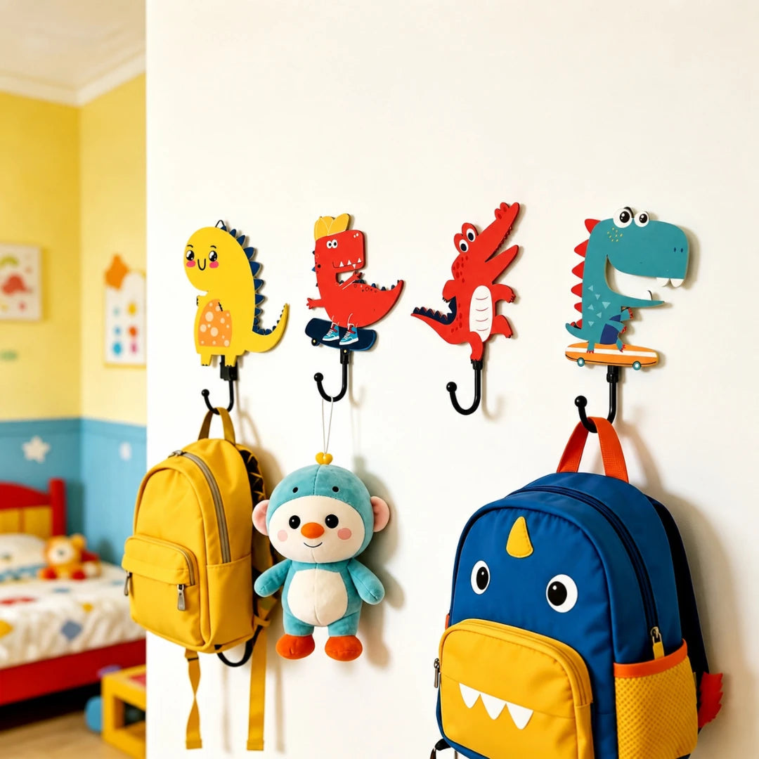 DinoRack™ Dino Wall Hooks