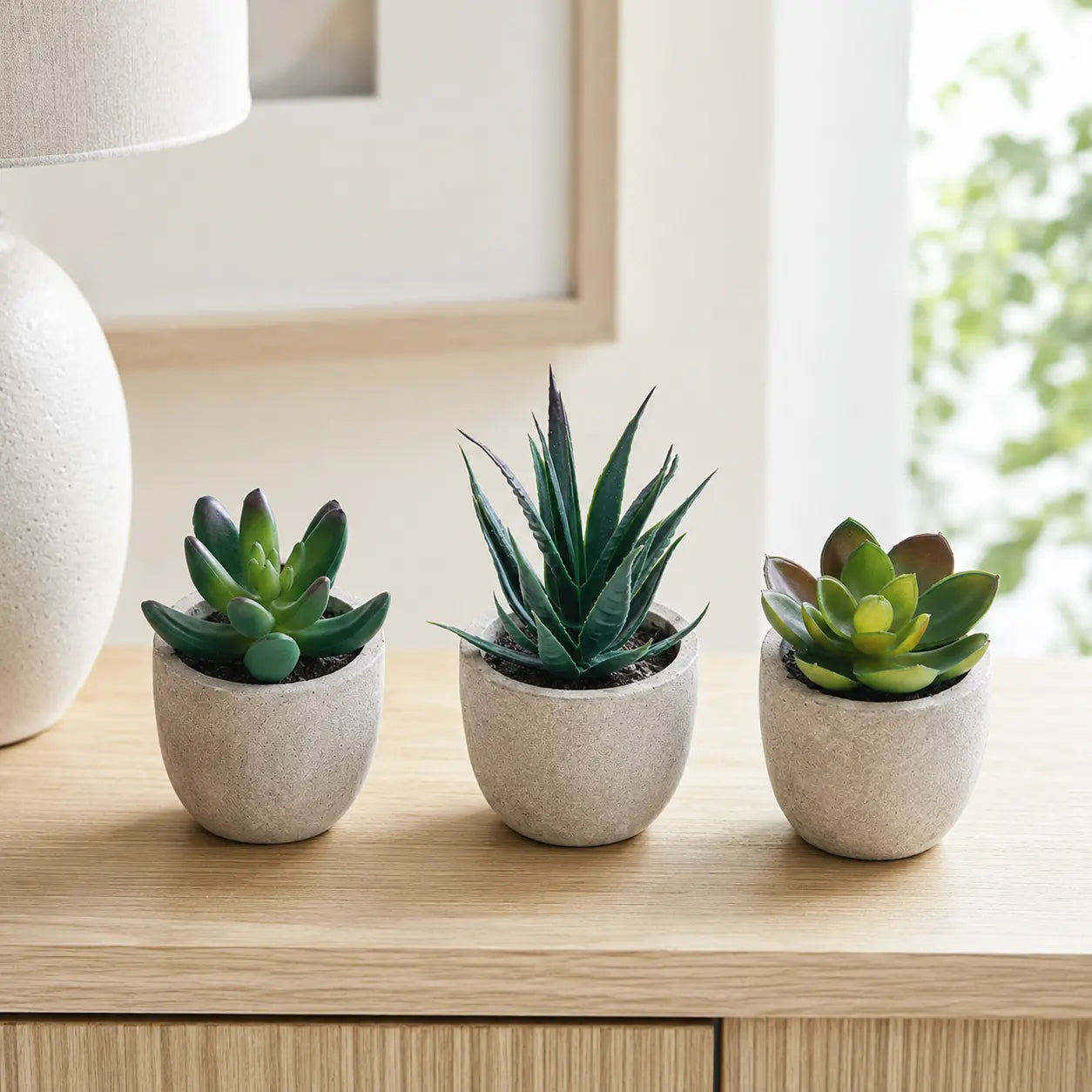 StoneLeaf Mini Artificial Potted Plant