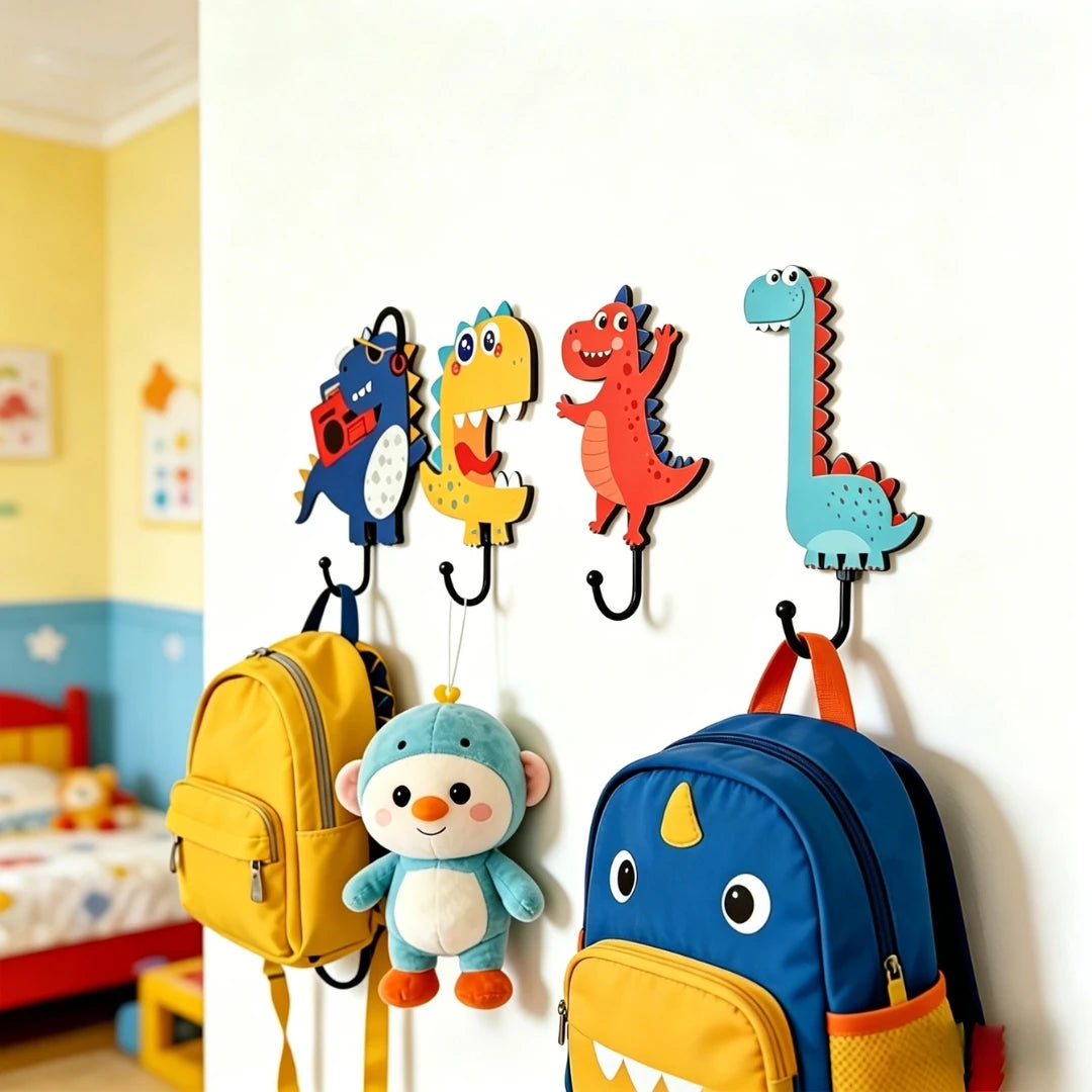DinoRack™ Dino Wall Hooks