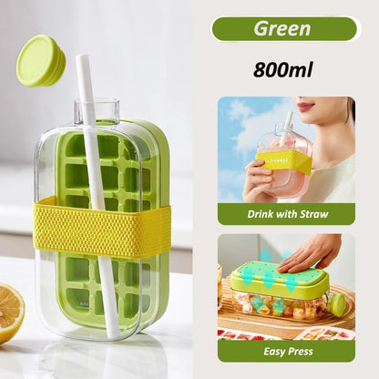 IceDrop – 2-in-1 Ice Cube Tray & Drinking Bottle