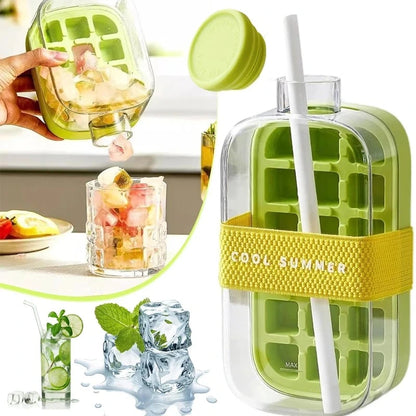 IceDrop – 2-in-1 Ice Cube Tray & Drinking Bottle