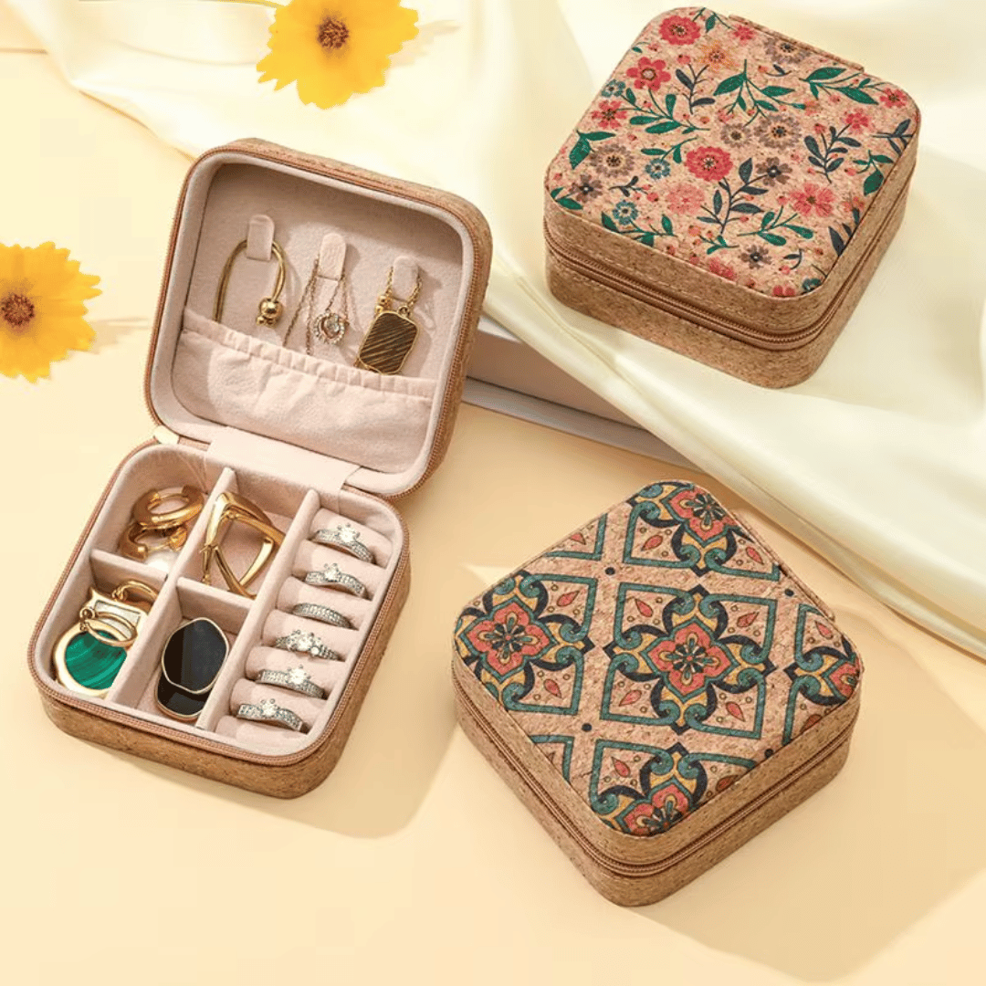 Artisan Cork Jewelry Box