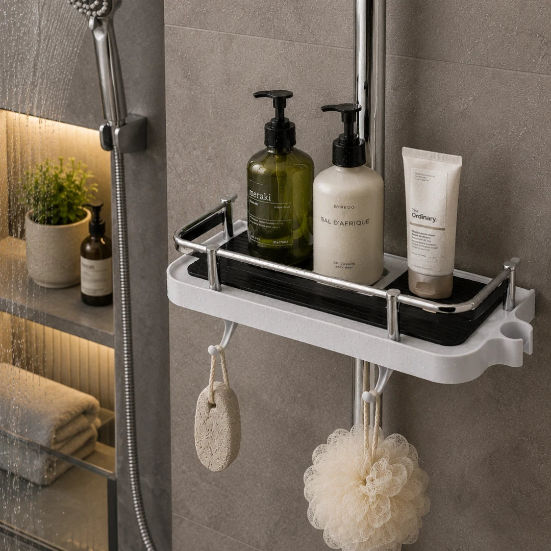 GripMount™ Adjustable Shower Shelf