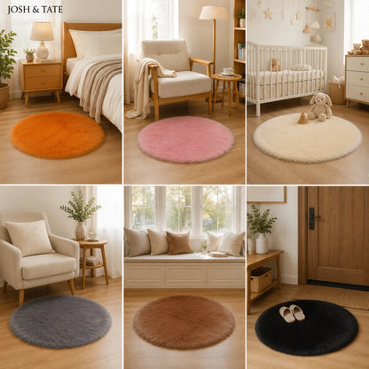 SoftRound™ Faux Fur Accent Rug