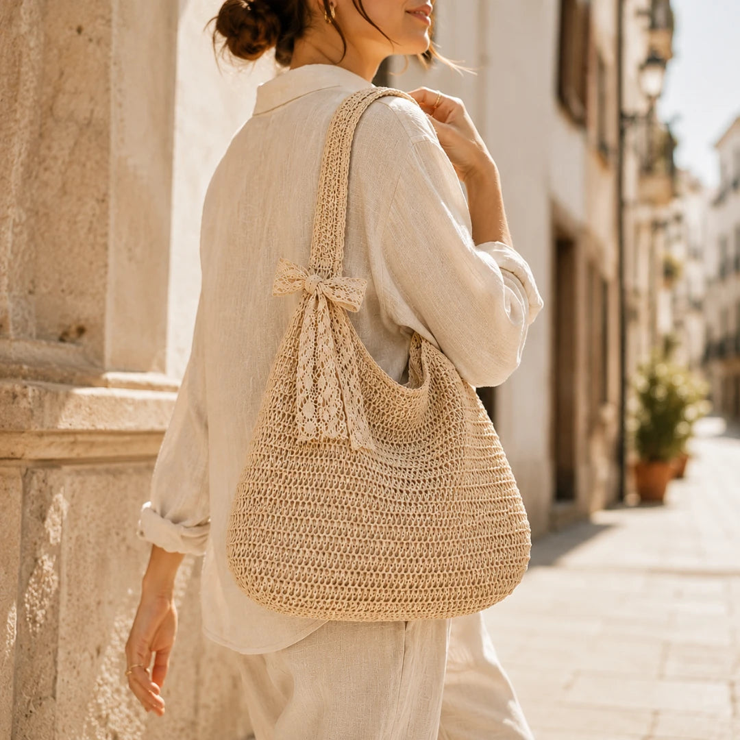 ReedTote™ Crochet Shoulder Bag