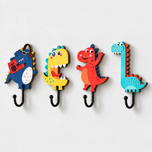 DinoRack™ Dino Wall Hooks