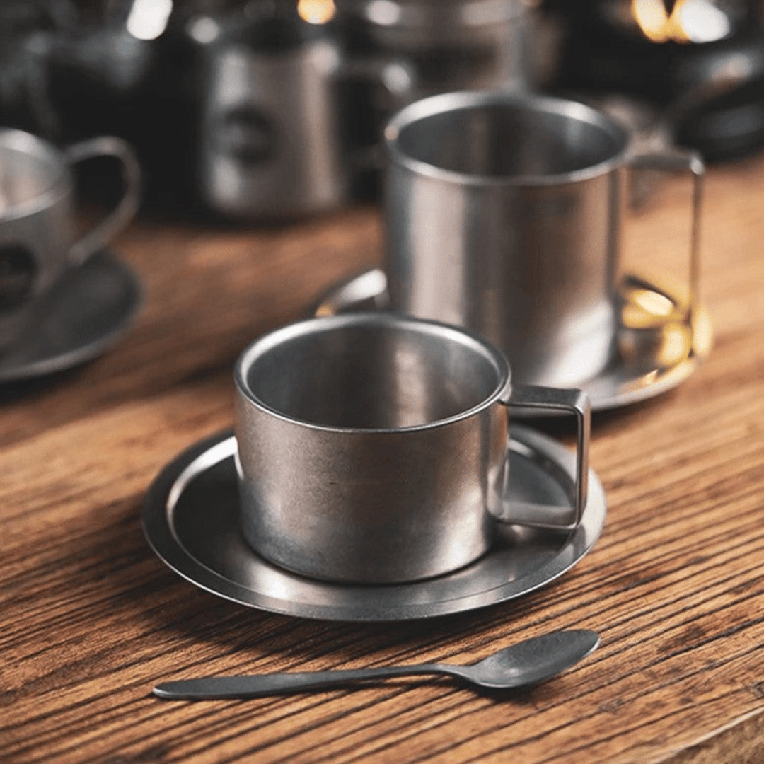 The Rustler Retro Steel Cup