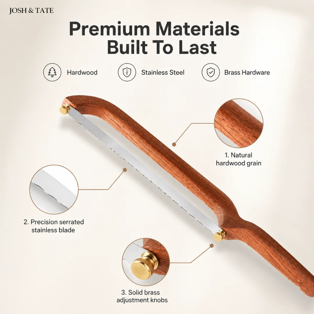 BowBlade™ Artisan Bow Bread Knife