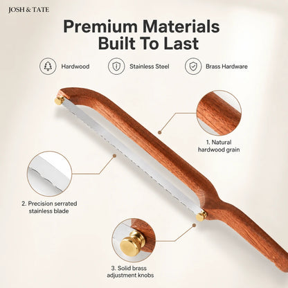 BowBlade™ Artisan Bow Bread Knife