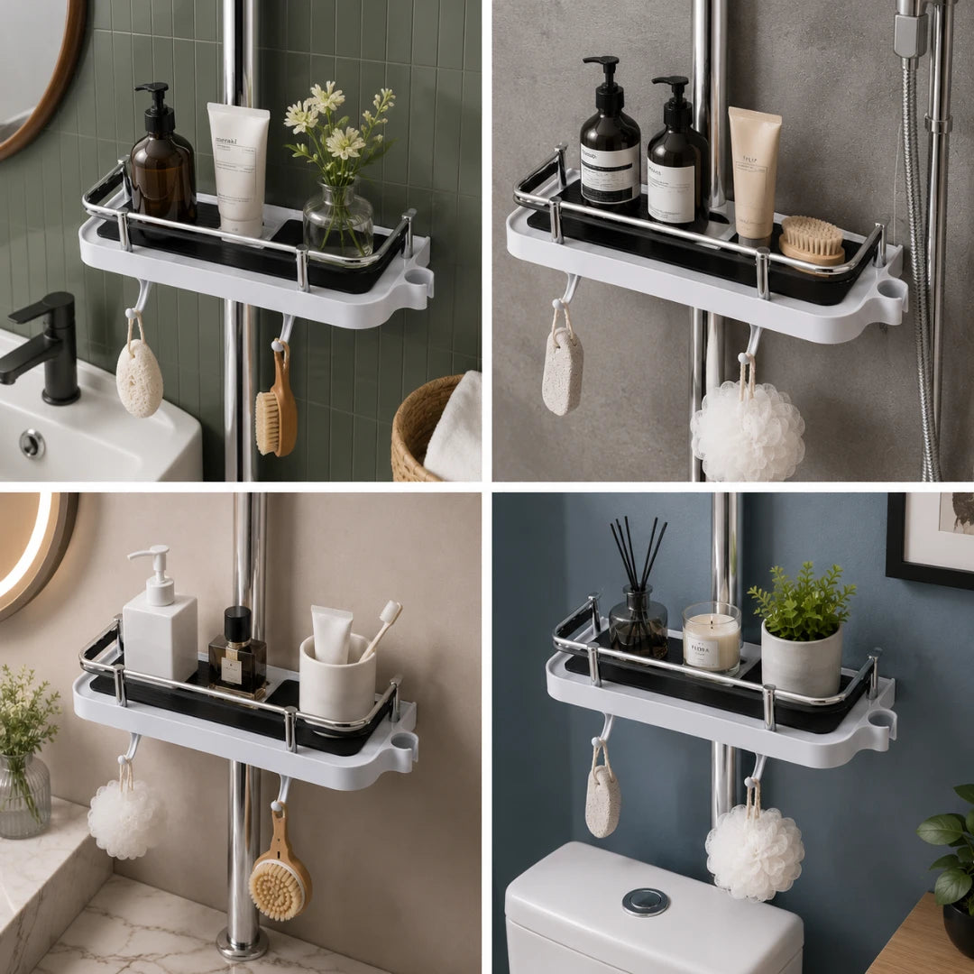 GripMount™ Adjustable Shower Shelf