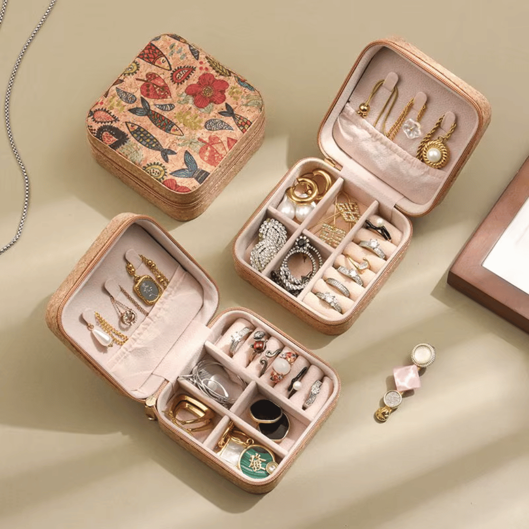 Artisan Cork Jewelry Box