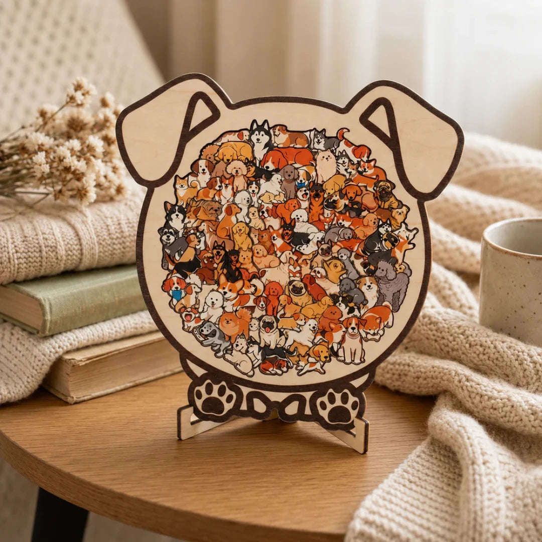 Pieceful Paws™ Wooden Puzzle